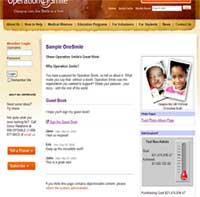 OneSmile Example Page